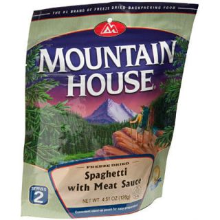 Mountain House Spaghetti with Meat Sauce   2 Serving Entree