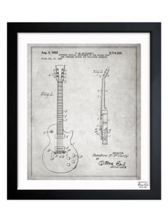 Gibson Les Paul Guitar, 1955   Framed Art Print by Oliver Gal