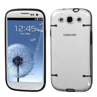 MYBAT Transparent Clear/Solid Black Tentacles Gummy Cover for SAMSUNG Galaxy S III (i747/L710/T999/i535/R530/i9300): Cell Phones & Accessories