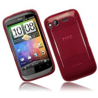 Modern Tech Red Gel Skin Case Cover for HTC Desire S: Cell Phones & Accessories