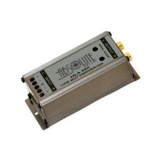 Absolute HLA550 2 Channel High Level to Low Converter Line Output with Ground Loop Isolator Built in signal Noise Eliminator : Vehicle Amplifier Noise Filters : Car Electronics