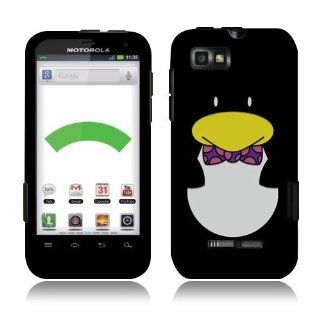 Motorola Defy Xt Xt556 Ben the Penguin Textured Hard Cover: Cell Phones & Accessories