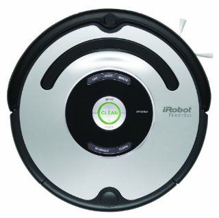 iRobot 560 Roomba Vacuuming Robot, Black and Silver   Robotic Intelligent Vacuums