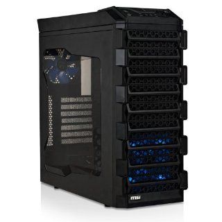 MSI Blitz ATX Mid Tower Case with Seasonic 650W Power Supply, Black: Computers & Accessories