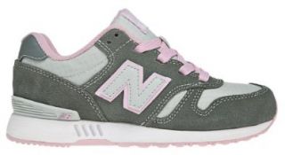 New Balance KL565 Running Shoe (Little Kid), Grey/Pink, 13.5 M US Little Kid Fashion Sneakers Shoes