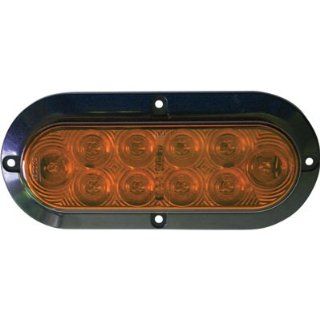 Blazer C562ATM Amber 6" Oval LED Stop/Turn/Tail Light with Flange: Automotive