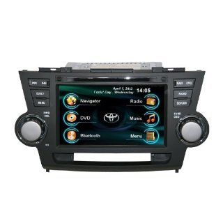 OEM REPLACEMENT IN DASH RADIO DVD GPS NAVIGATION HEADUNIT FOR TOYOTA HIGHLANDER/KLUGER WITH REAR VIEW CAMERA  In Dash Vehicle Gps Units  GPS & Navigation