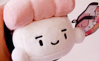 Japanese SUSHI suctioncup mini cushion kawaii cute gift ~Salmon 4.3": Toys & Games