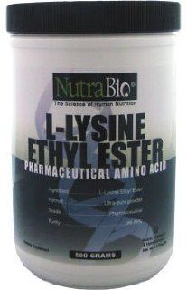 NutraBio L Lysine Ethyl Ester Powder   150 Grams: Health & Personal Care