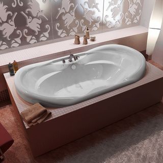 Mountain Home Bison 41x70 inch Acrylic Soaking Drop in Bathtub