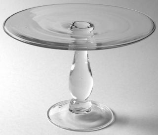 Artland Crystal Simplicity 11 Diameter Pedestal Cake Stand   Clear, Plain, Serv