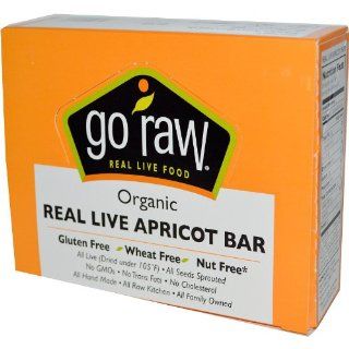 Go Raw Organic Real Live Apricot Bar 10 Bars 12 g Each: Health & Personal Care
