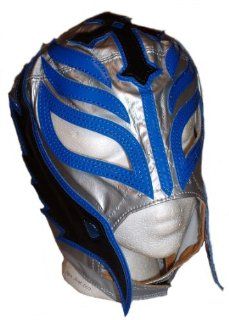 WWE REY MYSTERIO Pro Grade KIDS Silver Leather Mask: Everything Else