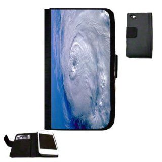 Eye of the hurricane Fabric iPhone 4 Wallet Case Great unique Gift Idea: Cell Phones & Accessories