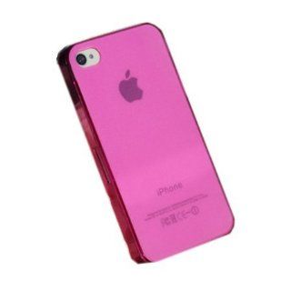 Phoenixs Rose Red Transparent Flexible Gel TPU Case Cover for Apple iPhone 4/ 4G/ 4S: Cell Phones & Accessories