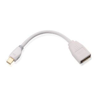 Cable Matters Mini DisplayPort (Thunderbolt™ Port Compatible) to DisplayPort Male to Female Adapter in White: Computers & Accessories