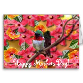 Hummingbird Haven Happy Mothers Day Card