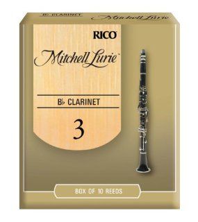 Mitchell Lurie Bb Clarinet Reeds, Strength 3.0, 10 pack: Musical Instruments