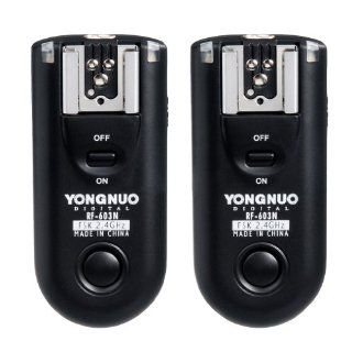 Yongnuo RF 603 N1 / Camera 2 Transceiver Set Flash Sync Trigger Trans Shutter Remote for Nikon Camera / Such as: Nikon D1H, D1X, D2, D2H, D2X, D3, D3X, D3, D1, D100, D200, D300, D700, D300S, F6, F5, F90, F90X, F100 etc Fujifilm S5 Pro, S3 Pro : Camera Flas