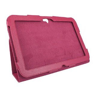 Sanheshun Folio Stand Leather Case Compatible with Google Nexus 10 Color Rose: Computers & Accessories