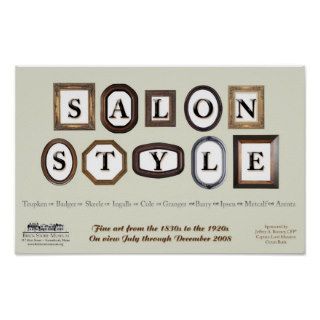 Salon Style exhibition poster