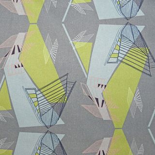 architecture cotton fabric by annabel perrin