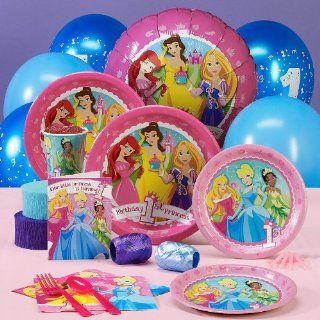 Disney 1st Birthday Princess Standard Pack for 16 Party Accessory: Toys & Games