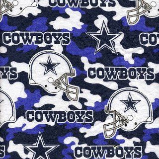NFL Dallas Cowboys Flannel Camouflage Fabric : Sports & Outdoors