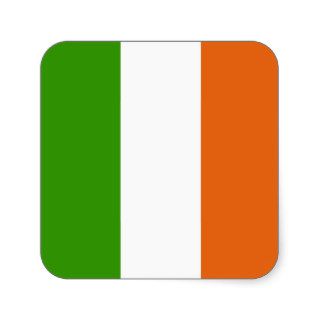 Irish Flag Square Sticker