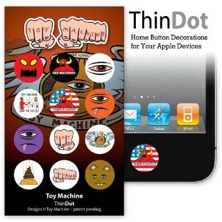 ThinDot Home Button Stickers for iPod/iPhone/iPad   Toy Machine: MP3 Players & Accessories