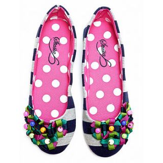 dazzle ballerina slippers rrp £29.99 by stasia