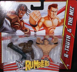R TRUTH & THE MIZ   WWE RUMBLERS TOY WRESTLING ACTION FIGURES: Toys & Games