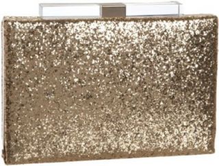 Kate Spade Candy Darling Glitter Emanuelle Clutch,Gold,one size: Shoes