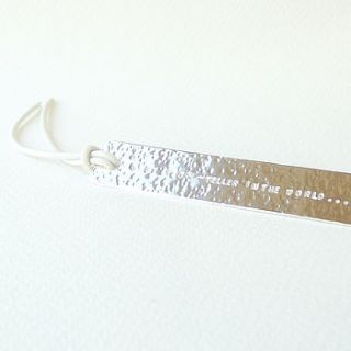 sterling silver bookmark by silversynergy
