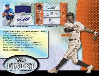 2013 Topps Finest MLB Baseball Hobby Box (August 16 Release) 1 Autograph Rookie Refractor & 1 Autograph Jumbo Relic Per Box! at 's Sports Collectibles Store