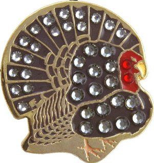 Bella Turkey gold USA Crystal Hat Clip Set (1.1 Inch) : Golf Ball Markers : Sports & Outdoors