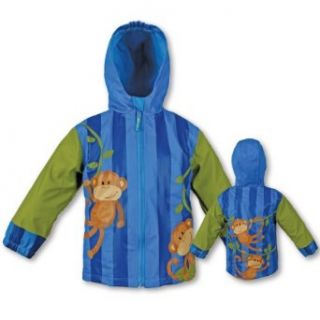 Stephen Joseph Boys Rain Coat, Monkey, 2T: Clothing