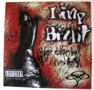Limp Bizkit Three Dollar Bill Y'All REAL hand SIGNED promo poster flat All 4: Entertainment Collectibles