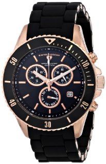 Swiss Legend Women's 93609 RG 11 Luminoso Analog Display Swiss Quartz Black Watch Watches