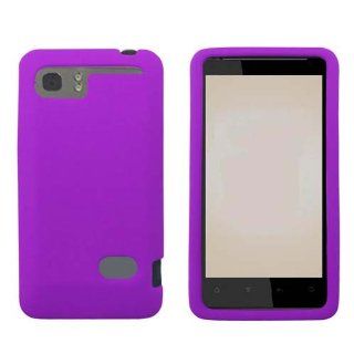 Soft Skin Case Fits HTC X710E Holiday, Vivid, Raider 4G Solid Purple Skin AT&T: Cell Phones & Accessories
