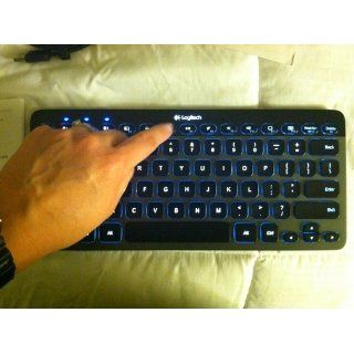 Logitech Bluetooth Illuminated Keyboard K810 for PCs, Tablets, Smartphones   Black: Computers & Accessories