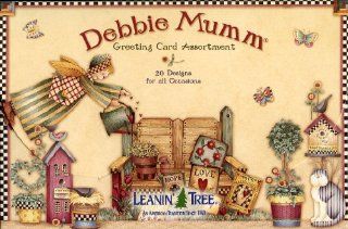 Debbie Mumm Country Greeting Card Assortment by Leanin' Tree   20 cards with full color interiors and 22 designed envelopes : Debbie Mumm Christmas Cards : Office Products