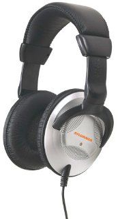 Sylvania SYL 626 Professional Full Size Headphones (Black and Silver) (Discontinued by Manufacturer): Electronics