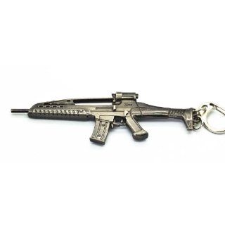 Mingfi XM8 Rifle Gun Metal Model Keychain Pendant : Sports Fan Keychains : Sports & Outdoors