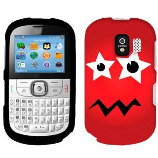 Alcatel One Touch 871A Star Crazy Red Cute Monster Phone Case Cover Cell Phones & Accessories