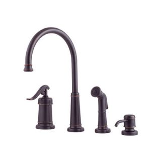 Price Pfister Ashfield Two Handle Widespread High Arc Kitchen Faucet