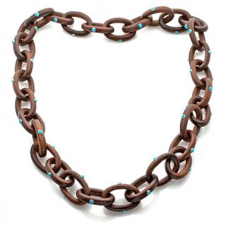 Rarities: Fine Jewelry with Carol Brodie Wooden Link and Turquoise and Sterling