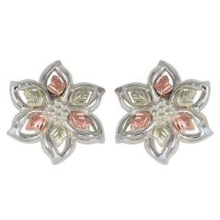 flower stud earrings in sterling silver orig $ 99 00 now $ 84 15 10