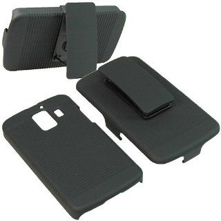 BW Hard Cover Combo Case Holster for AT&T Huawei Fusion 2 U8665  Black: Cell Phones & Accessories