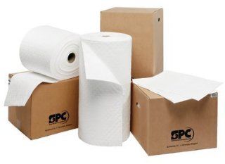 SPC 655 OP100 15 Inchx19 Inch Perforated Absorbent Pad Dimpled: Sports & Outdoors